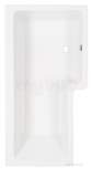 Quantum Showerbath Right Hand 1.5m 5mm Wh