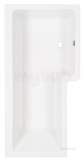 23.5511r Quantum O/s Showrbath Right Hand C/n Wh