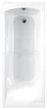 Delta 6 Bath Plain Carronite Wh 23.5771