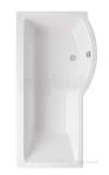 BRIO 1650 SHOWERBATH CARRONITE RIGHT HAND WH