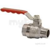 Pegler Pb500mf Bspp Brs Ball Vlv Red 10