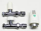 Pegler Yorkshire Terrier straight temp relief valve and lockshield pack 15mmx0.5 inch