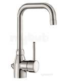 Delabie Basin Mixer With Swivel Spout H200 L150mm With Waste