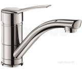 Delabie Mechanical Basin Mixer With Swivel Spout H95mm Solid Lever