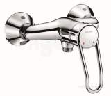 Delabie Mechanical Shower Mixer Top Outlet Sculpt Lever Offset Sp 2539
