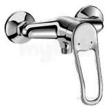 Delabie Mechanical Shower Mixer Top Outlet Sculpt Lever Offset Sp 2539s
