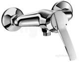 Delabie Mechanical Shower Mixer Top Outlet Sculpt Lever Offset Sp 2539ts