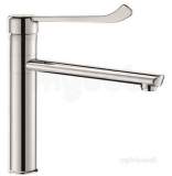 Delabie Mechanical Mixer High Swivel Spout H160 L250mm Hygiene Lever