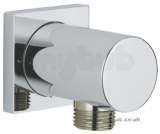 Grohe Minimalist 27076000 Elbow Square Plate