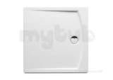 Hall 1000 X 1000mm Acry Shower Tray Wht