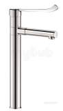 Delabie Mixer With Bioclip Swivel Spout H300 Plus 2 St Steel Spouts