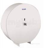 Delabie Toilet Paper Dispenser 1000m White Lacquered Steel (while Stock Then 2910)