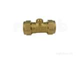 15MM BRASS ISOLATING VALVE SLOTTED