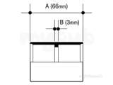 2Z104G GREY OSMA 2 inch DOUBLE SOCKET