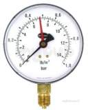 Brannan 100mm Press Gauge 0-10bar 34/655