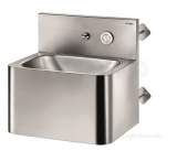 Delabie Tek Tc Wall Mtd Basin With Integrated Tap 304 St Steel Satin