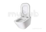 THE GAP CLEAN RIM WALL HUNG PAN WHITE