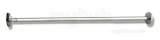 Delabie Extending Curtain Rail 20 Polished Stainless Steel