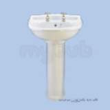 Related item Chantal Cn4212 575mm Two Tap Holes Basin White Special Cn4212