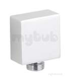 Eastbrook 4.5064 SQUARE OUTLET ELBOW CHROME