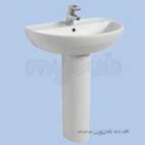 Twyford Refresh Re4341 650 One Tap Hole Basin Sc Re4341sc