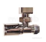 Angle Radiator Valve Chrome 41.3007