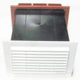 Airflow Db96 9 Inch X6 Inch Draught Red Vent Set