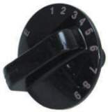 CANNON 6601053 OVEN CONTROL KNOB BROWN