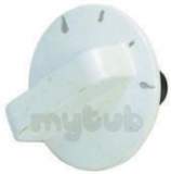 Cannon 6601058 White Hotplate Grill Knob