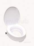 Delabie Toilet Booster Seat With Lid White Plastic