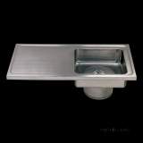 TWYFORD SS9215 VECTA RIGHT HAND SINK/TOP 1200 SS9215SS