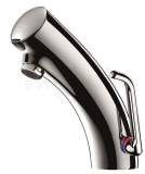 Delabie Tempomatic Mix 3 Basin Mixer F3/8 Inch Int 6v Battery Plus Left Hand Lever