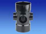 4s586b Black Osma 110mm D/sw Bossed Pipe