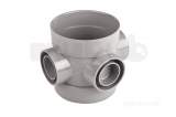 4s588 Grey Osma 110mm D/sw Bossed Pipe