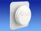 4s709w White Osma 110mm Ext Valve To Pvc