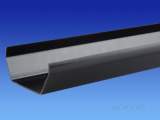 4T874B BLACK OSMA 4 inch 4M GUTTER SQ LINE