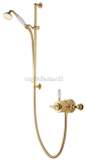 Aqualisa 561.04 aquatique adjustable head gold plated