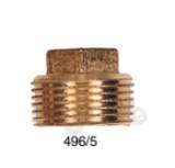 Midbras 3/4 Inch Brass Square Head Plug