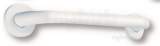Delabie Grab Bar 32 L300 White Epoxy Stainless Steel