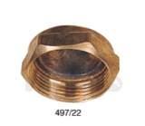 MIDBRAS 22MM BLANK BRASS CAPNUT 03 497/22