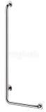 Delabie L-shaped Handrail (right) 32 H1150 Stainless Steel Satin