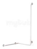 Delabie Right-angled Bar 32 White Nylon