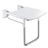 Delabie Lift-up Comfort Shower Seat With Leg St Steel Satin Finish
