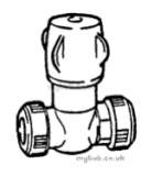 Hep20 22mm T/f Stopcock Cold Water Hx36