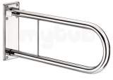 Delabie Drop-down Support Rail 33.7 L850 Polished Stainless Steel