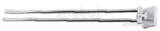 52.111 Rimini Split Towel Rail Chrome