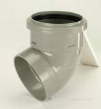 Center Top Offset Bend 110mm 112.50 Deg Grey 1 Pack