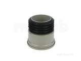 Center soil to drain adaptor 110mm Grey