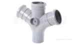 Polypipe 110mm X 92.1/2deg Double Branch Su420-g