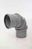 Polypipe 110mm Adjustable Bend 0-90 Deg Sab90-g